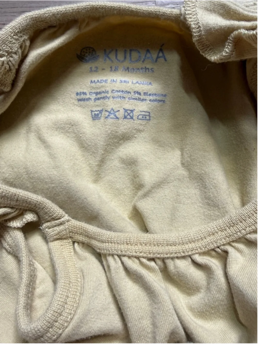 Baby Kudaa Yellow Green Jumpsuit & Romper 12-18 Months